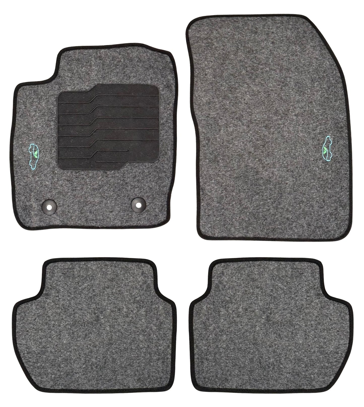 Carpet Floor Mats For 2018 to 2022 Ford EcoSport - Gray
