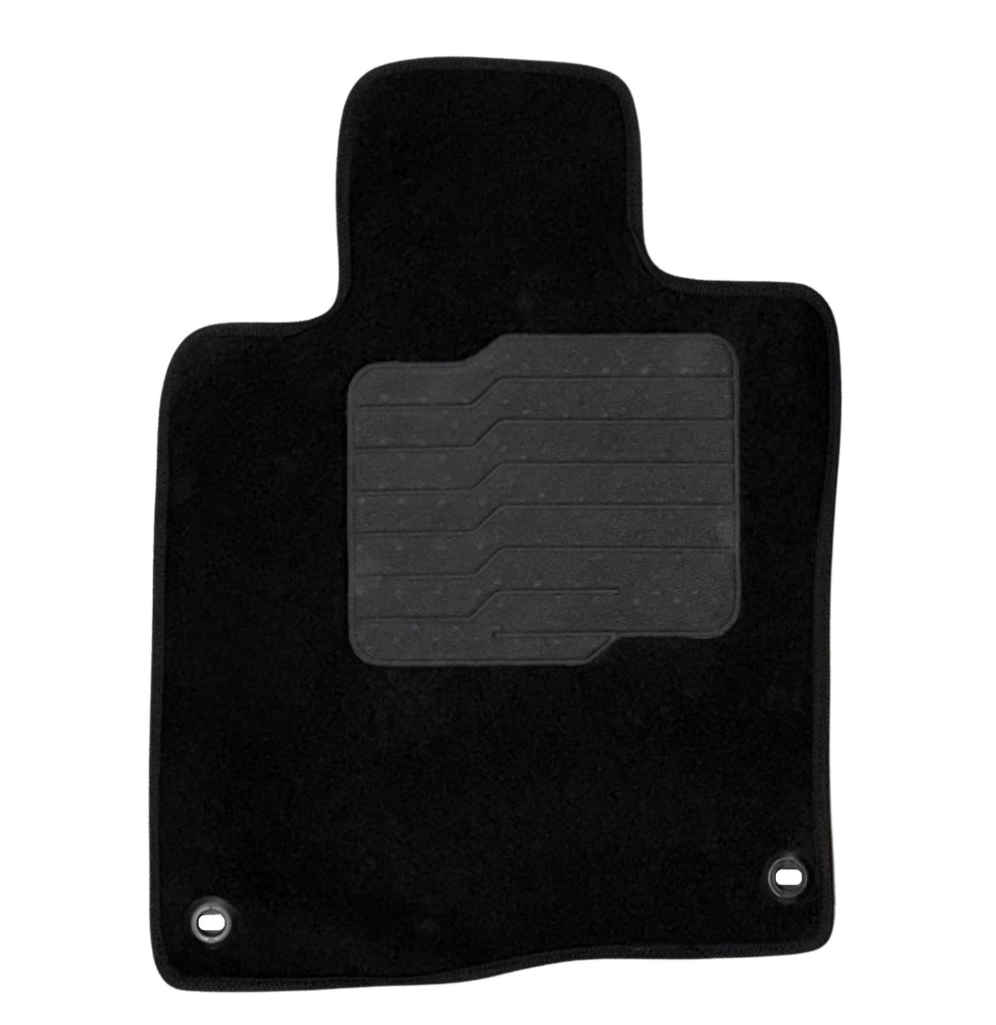 Carpet Floor Mats for 2016 to 2021 Honda Civic, Front and Rear, Black