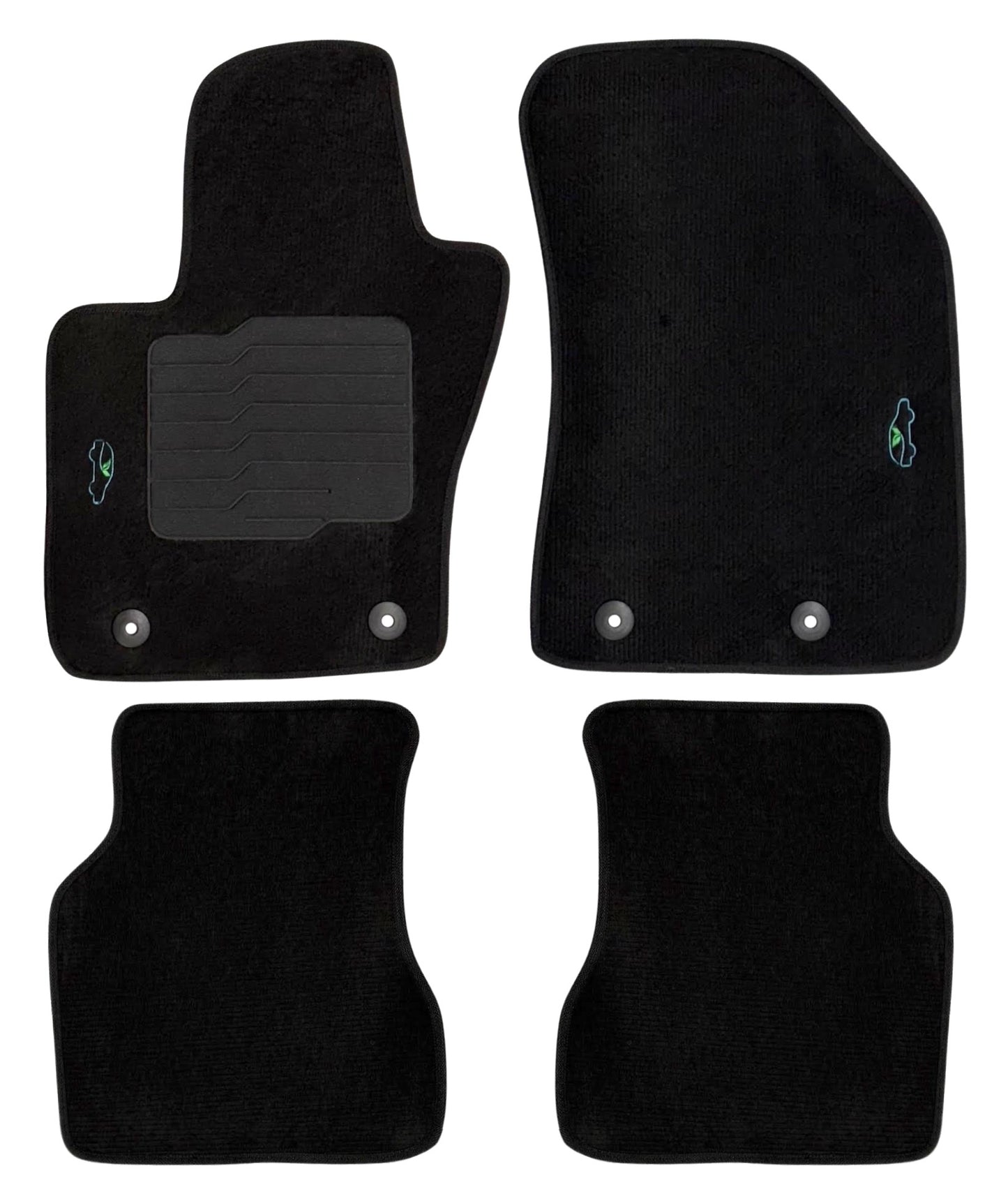 Carpet Floor Mats for 2017 to 2025 Jeep Compass