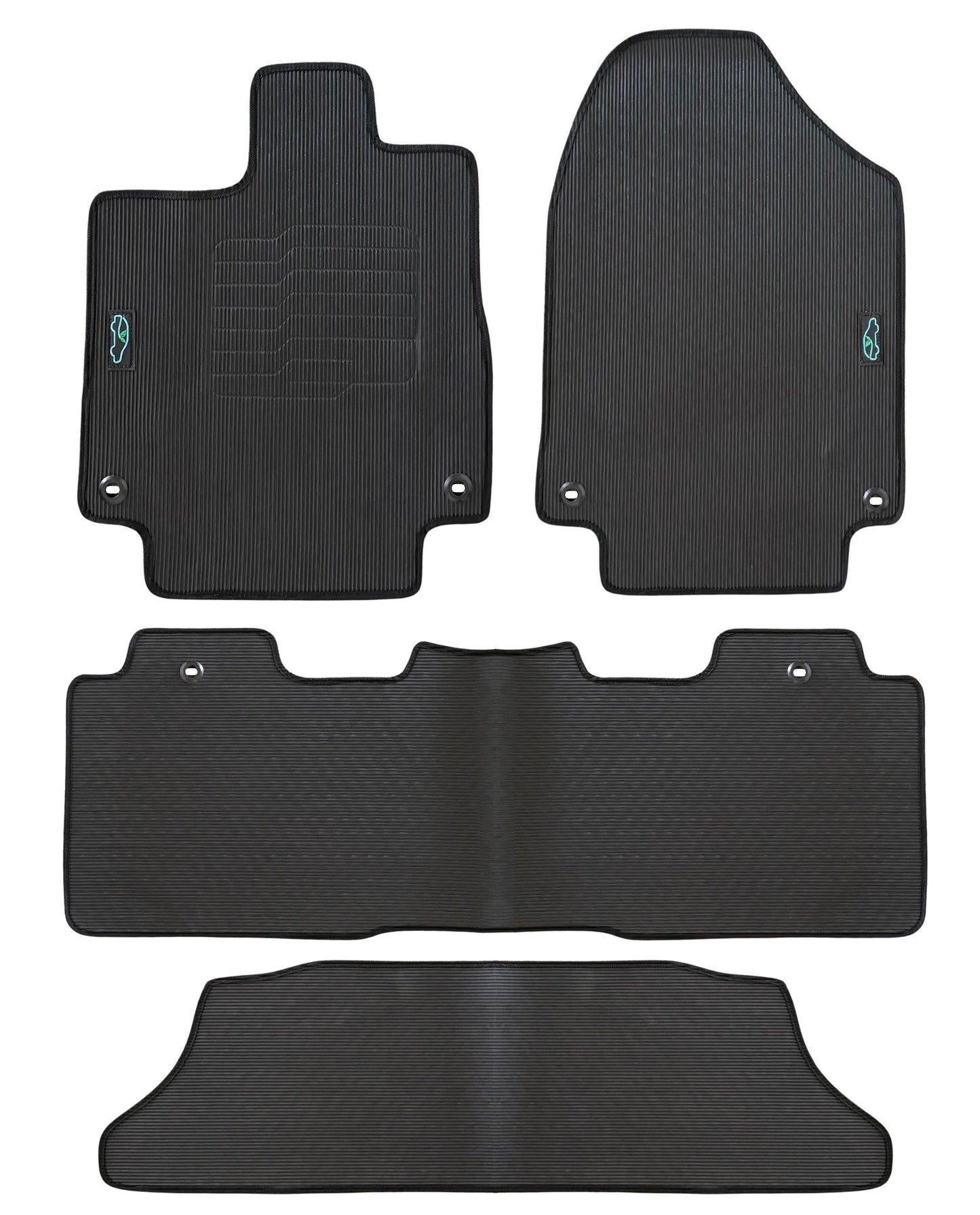 All Weather Floor Mats for 2018 to 2025 Honda Odyssey