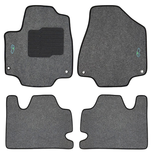 Carpet Floor Mats for 2017 to 2025 Chrysler Pacifica (Not for Hybrid) - Gray