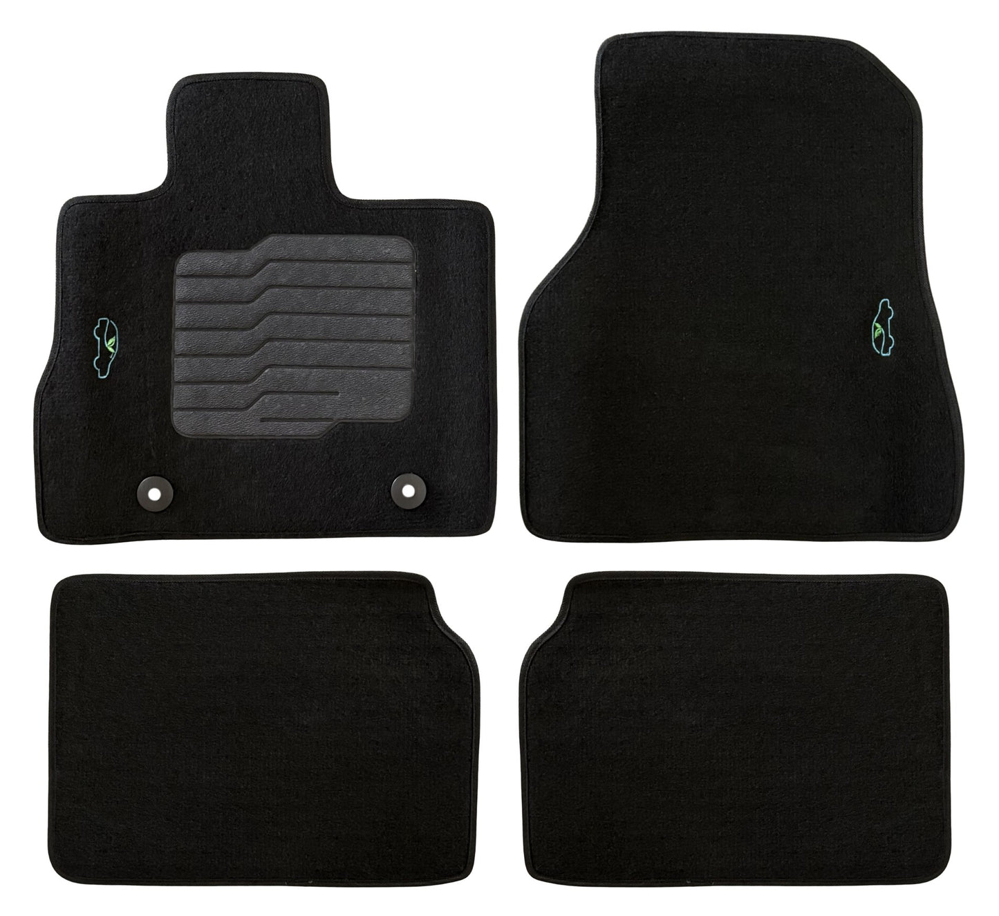 Carpet Floor Mats for 2010 to 2017 Chevrolet Equinox / GMC Terrain, Front and Rear