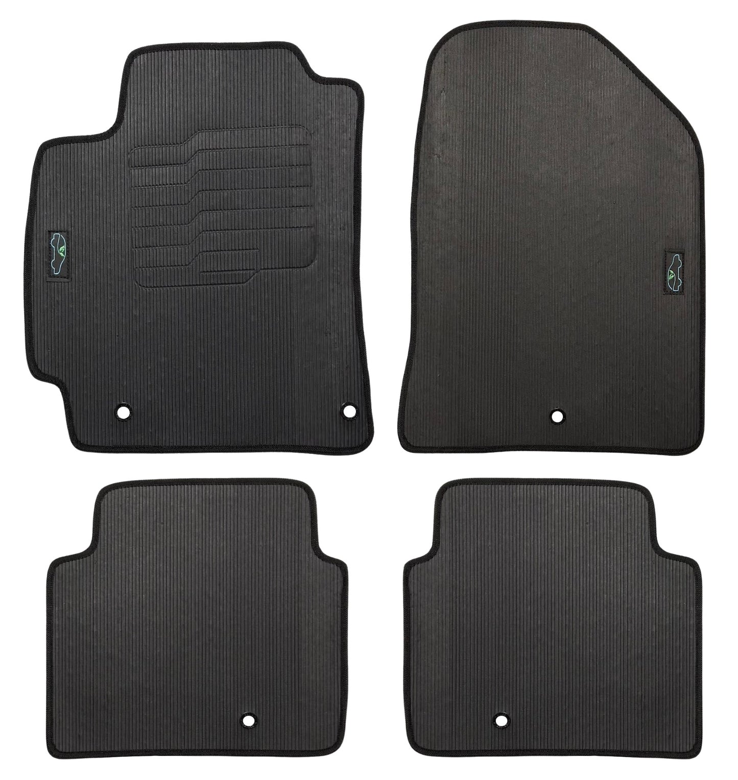 All Weather Floor Mats for 2017 to 2020 Hyundai Elantra