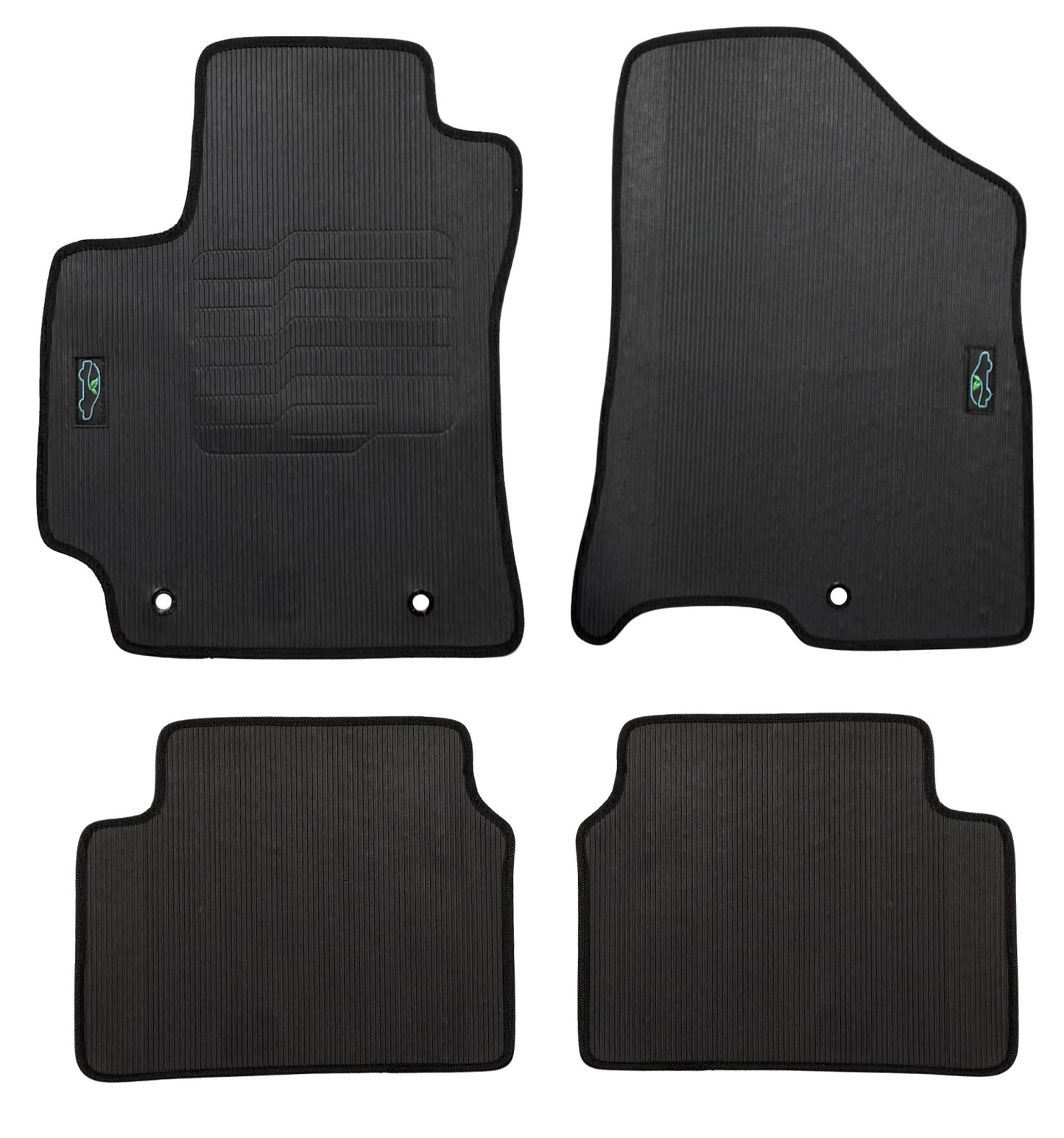 All Weather Floor Mats for 2024 2025 Hyundai Kona (Not for Electric Models)