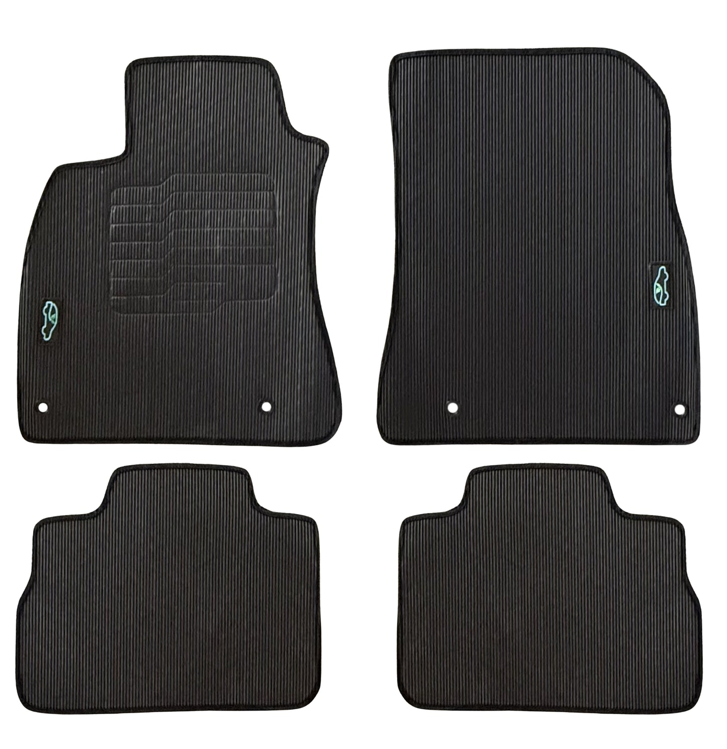 All Weather Floor Mats For 2020 to 2025 Nissan Sentra, Front and Rear