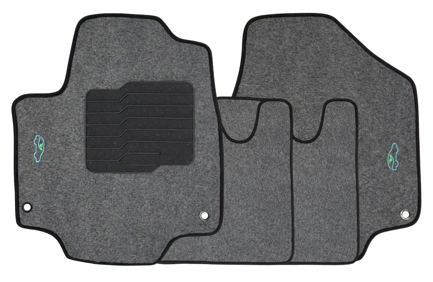 Carpet Floor Mats for 2017 to 2025 Chrysler Pacifica (Not for Hybrid) - Gray