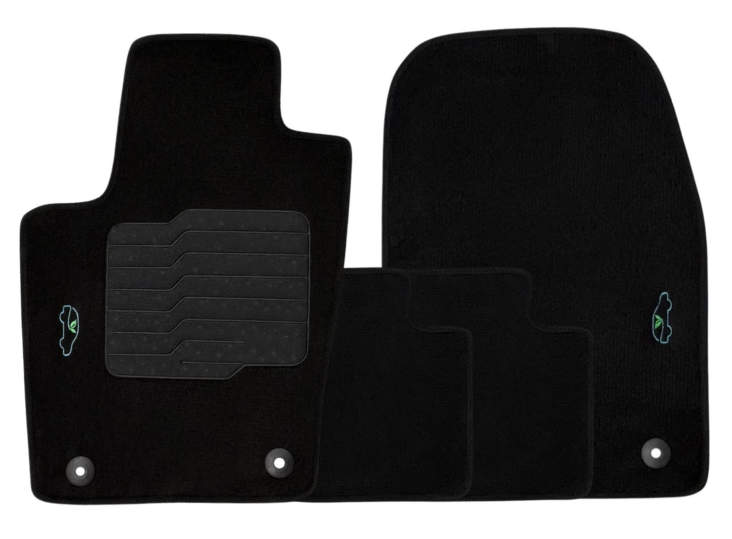 Carpet Floor Mats for 2016 to 2021 Jeep Grand Cherokee & 16 to 23 Dodge Durango