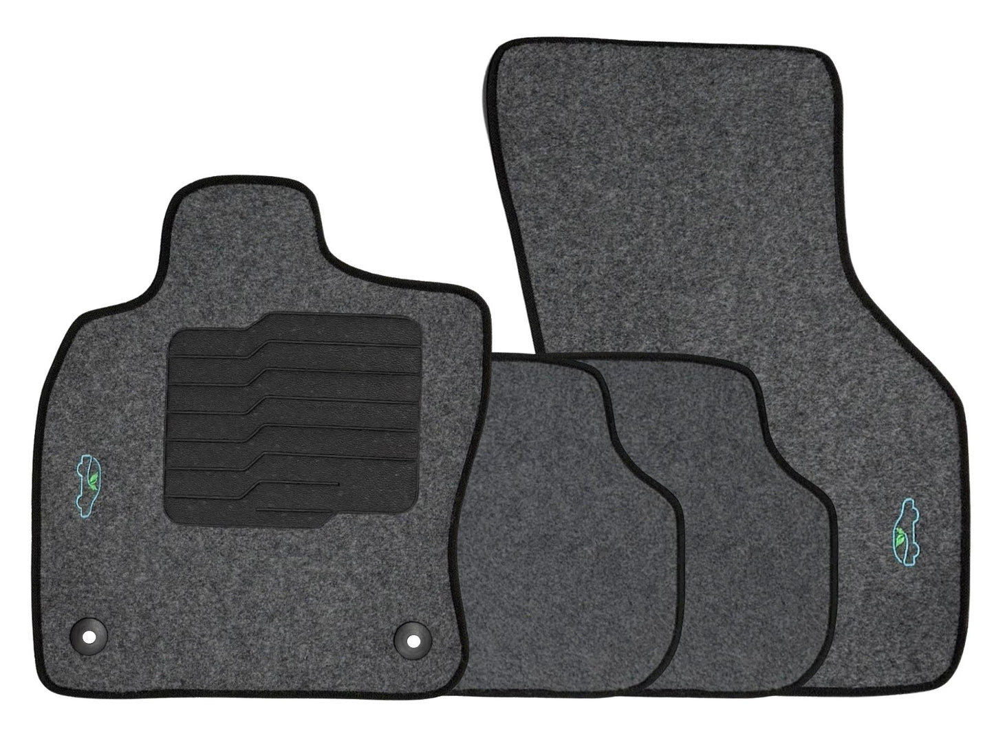 Carpet Floor Mats for 2019 to 2025 Volkswagen Jetta - Gray