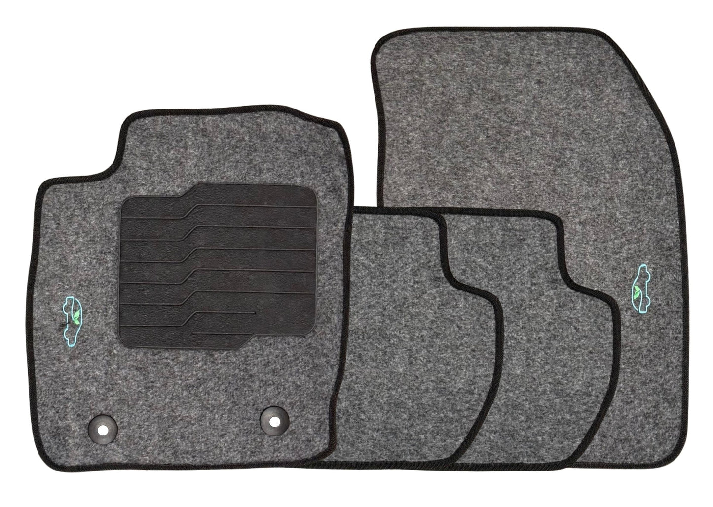 Carpet Floor Mats For 2018 to 2022 Ford EcoSport - Gray