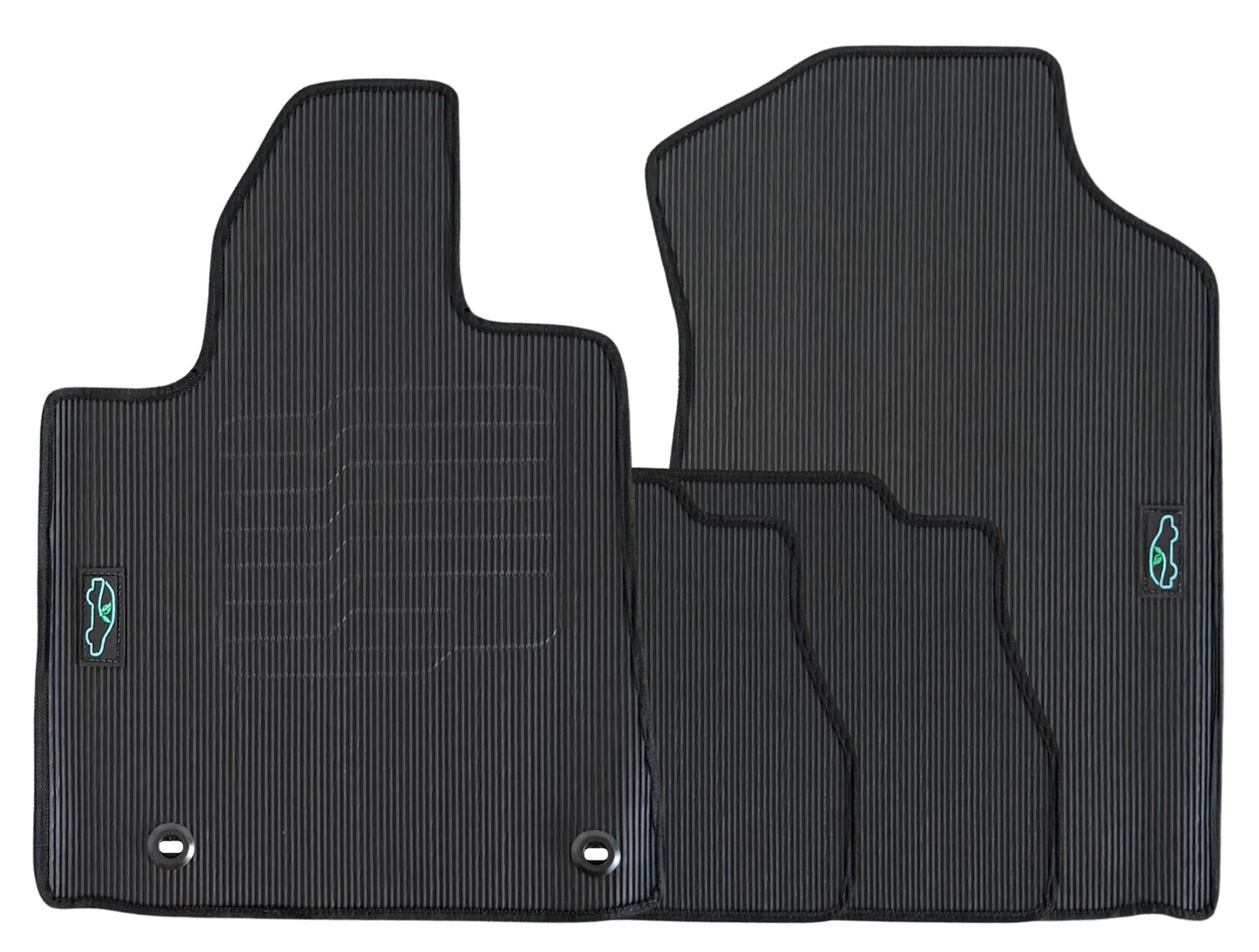 All Weather Floor Mats for 2014 to 2021 Toyota Tundra CrewMax Cab Models