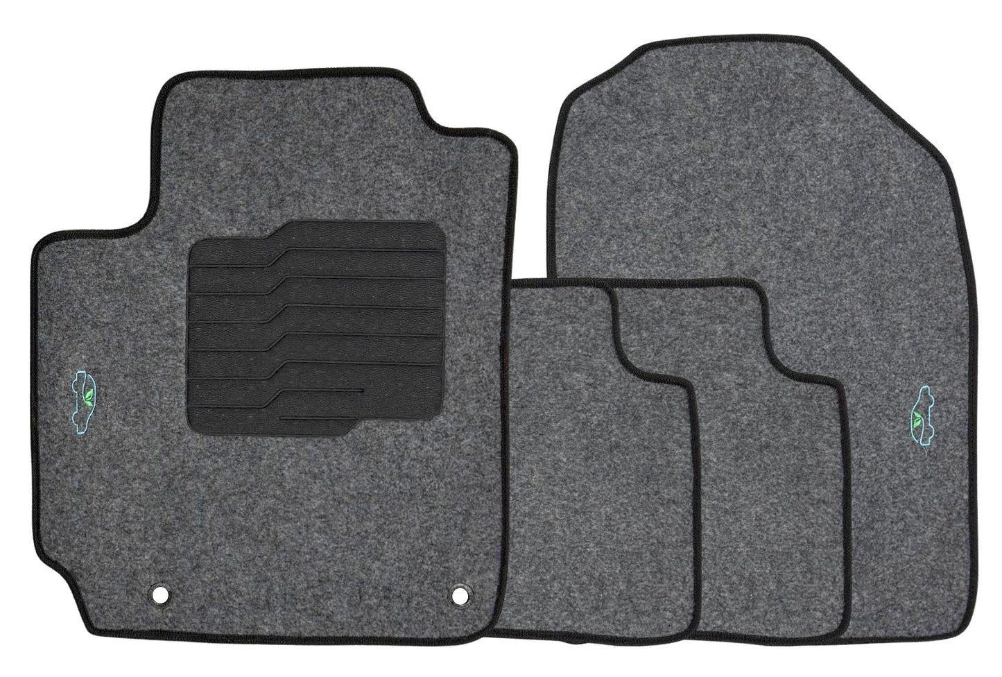 Carpet Floor Mats For 2018 to 2023 Hyundai Kona - Gray