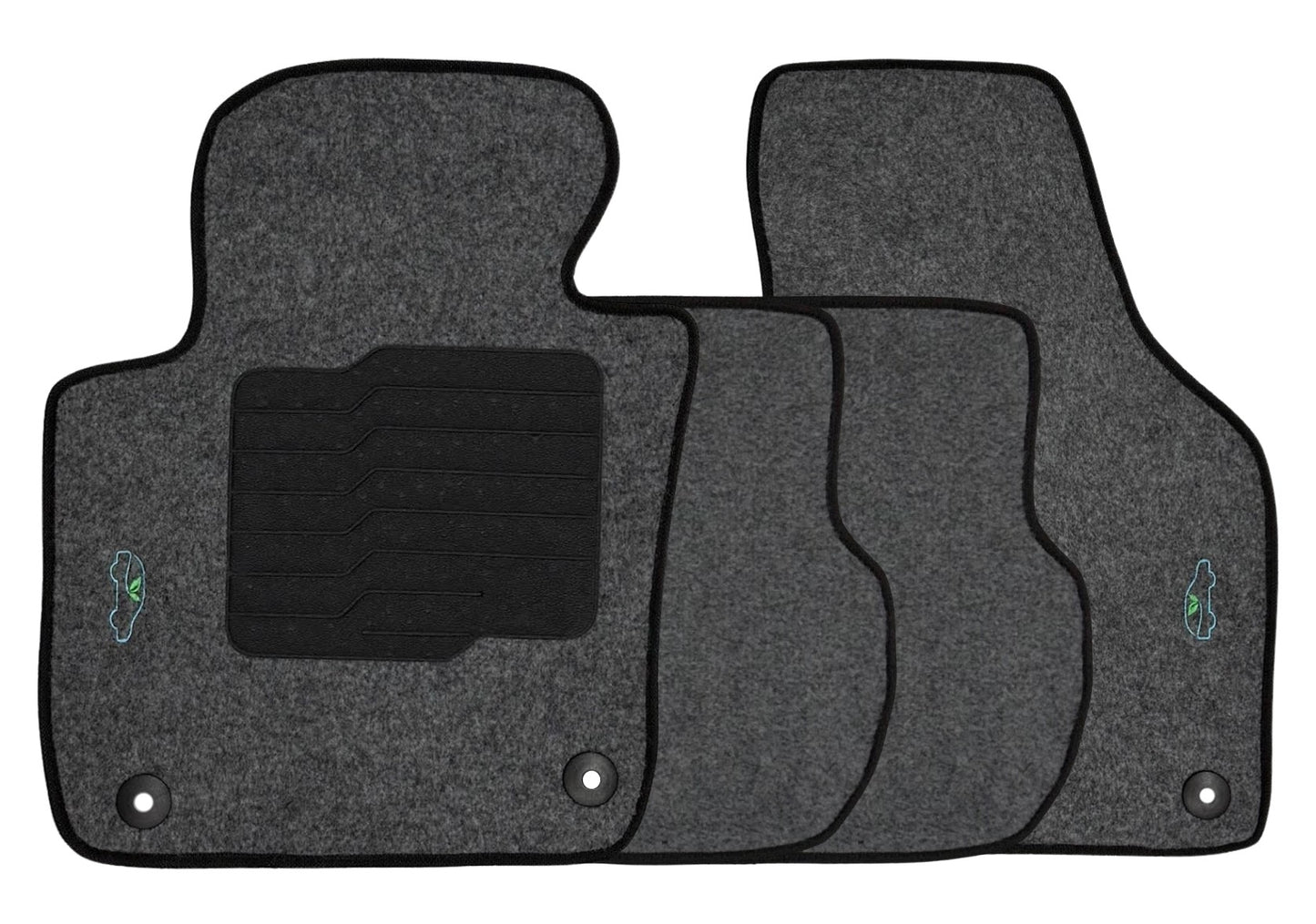 Carpet Floor mats for 2011 to 2018 Volkswagen Jetta - Gray
