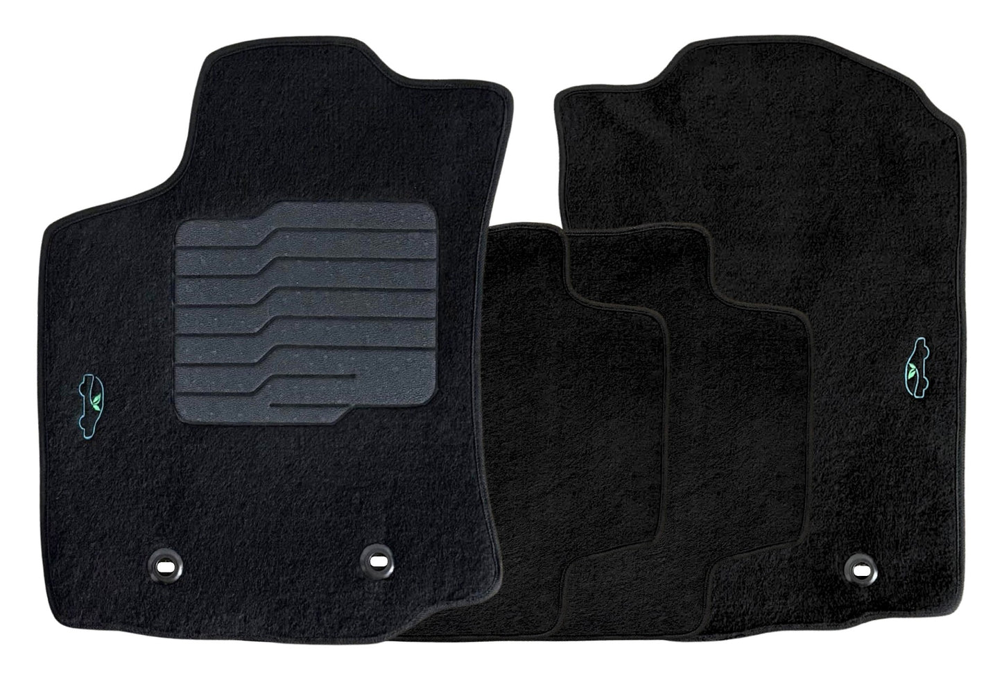 Carpet Floor Mats for 2016 to 2023 Toyota Tacoma Double Cab (Automatic Only)