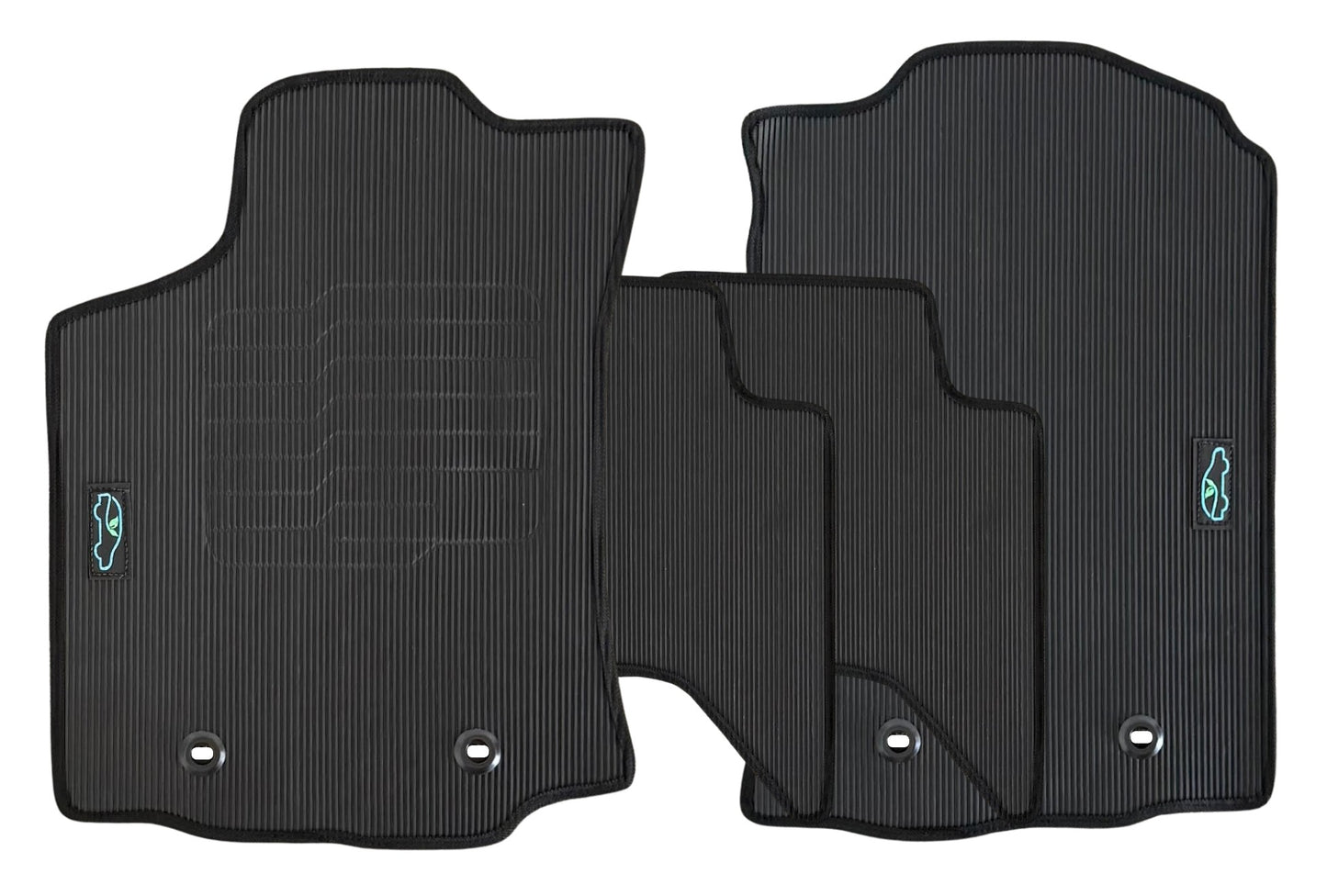 All Weather Floor Mats for 2016 to 2023 Toyota Tacoma Double Cab (Automatic Only)