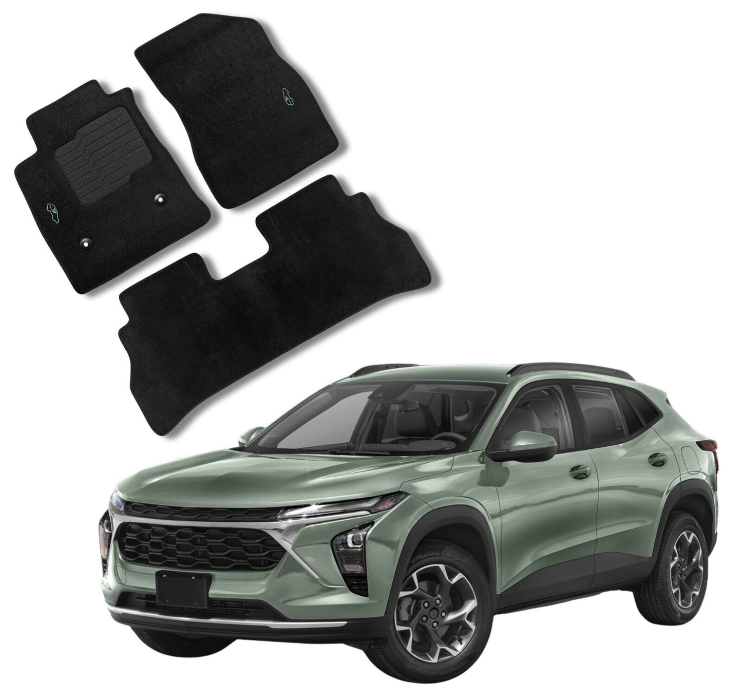 Carpet Floor Mats for 2024 2025 Chevrolet Trax & Buick Envista