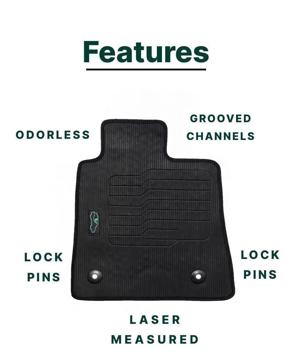 All Weather Floor Mats For 2016 to 2025 Chevrolet Camaro