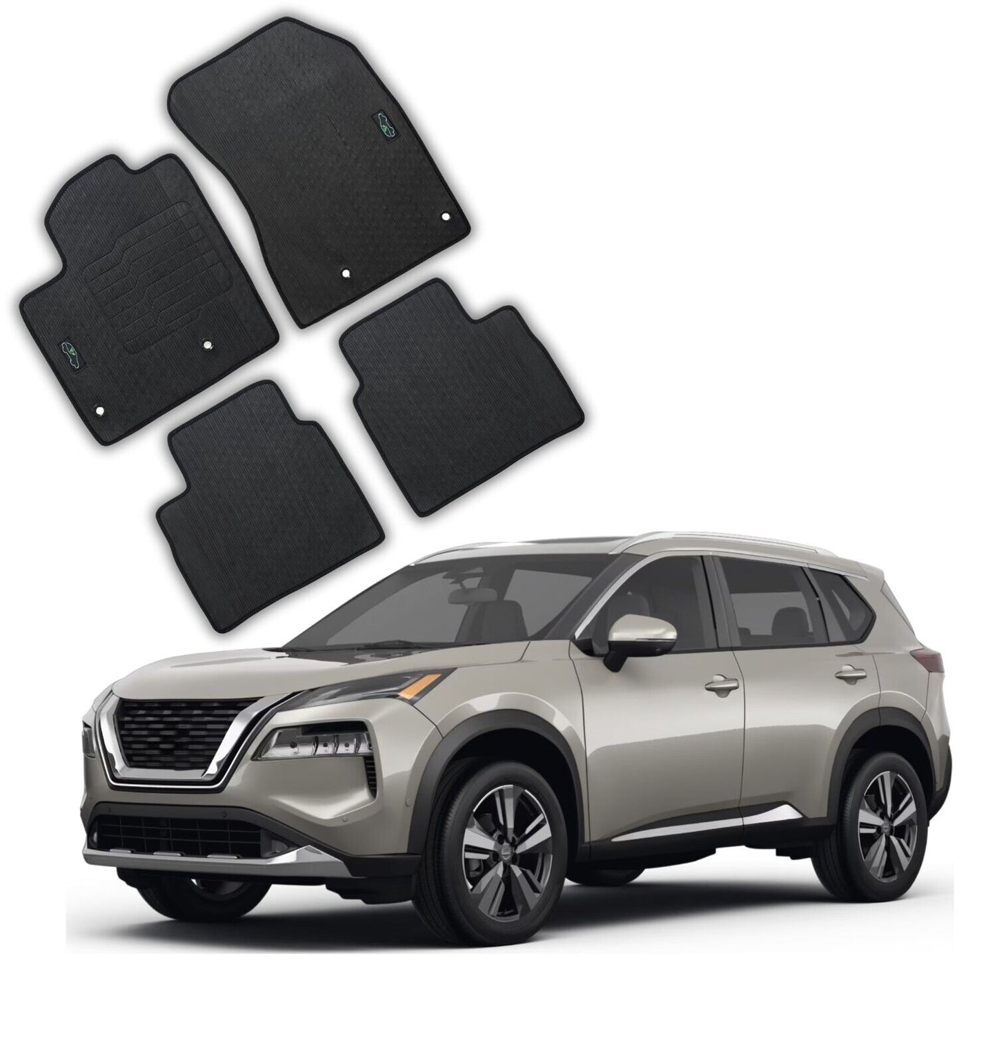 Floor Mats for 2021 to 2025 Nissan Rogue All-Weather