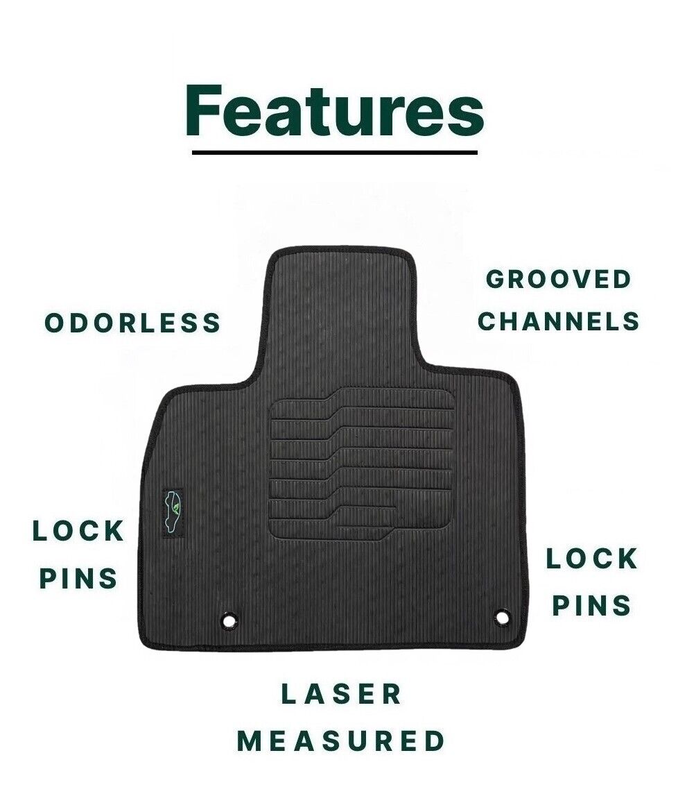 All Weather Floor Mats For 2020 to 2025 Kia Telluride
