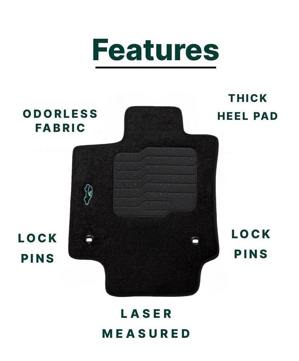 Carpet Floor Mats for 2019 to 2025 Toyota Rav4