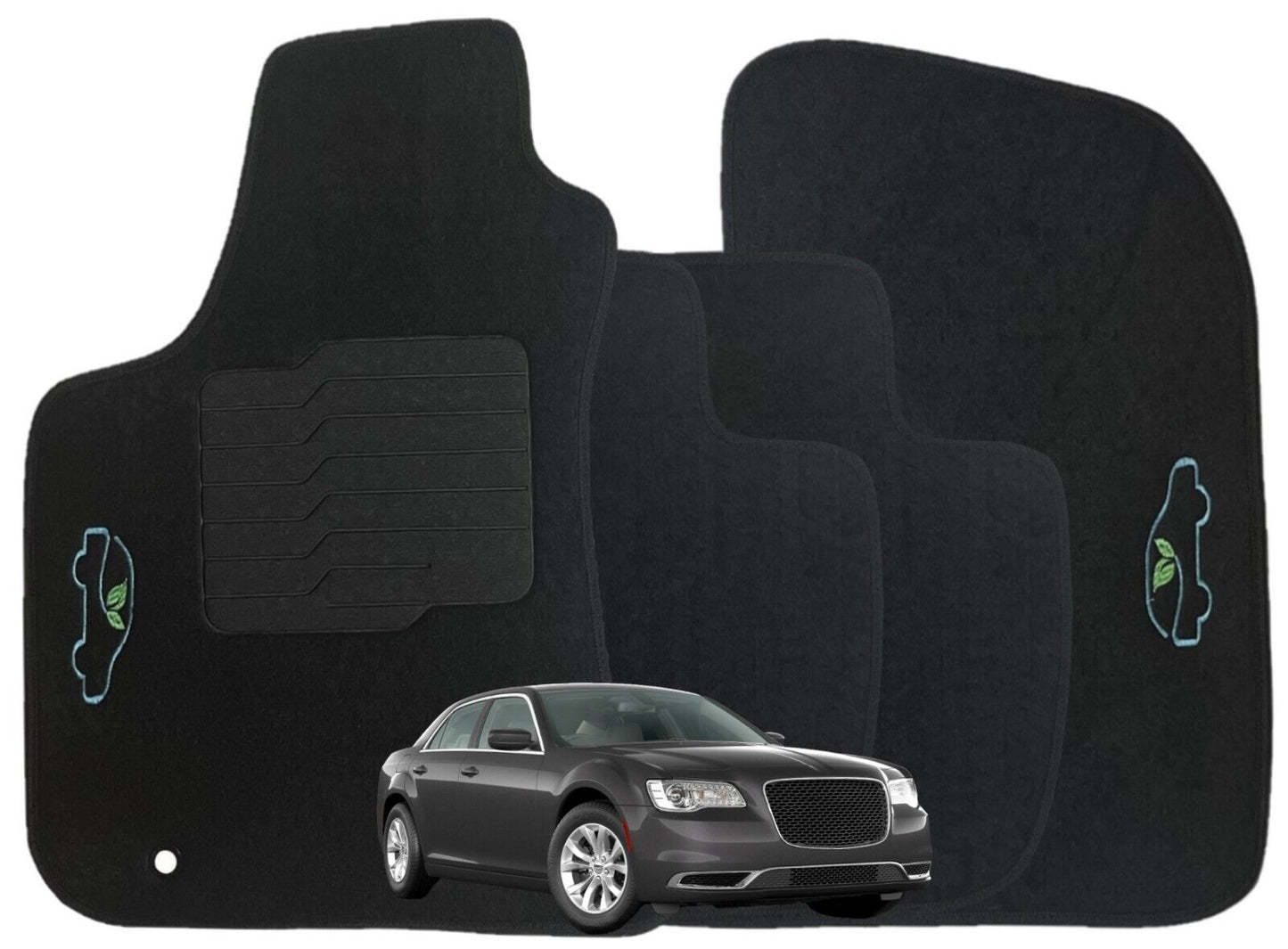 Carpet Floor Mats for 2011 to 2023 Dodge Charger / Chrysler 300 RWD Models Only