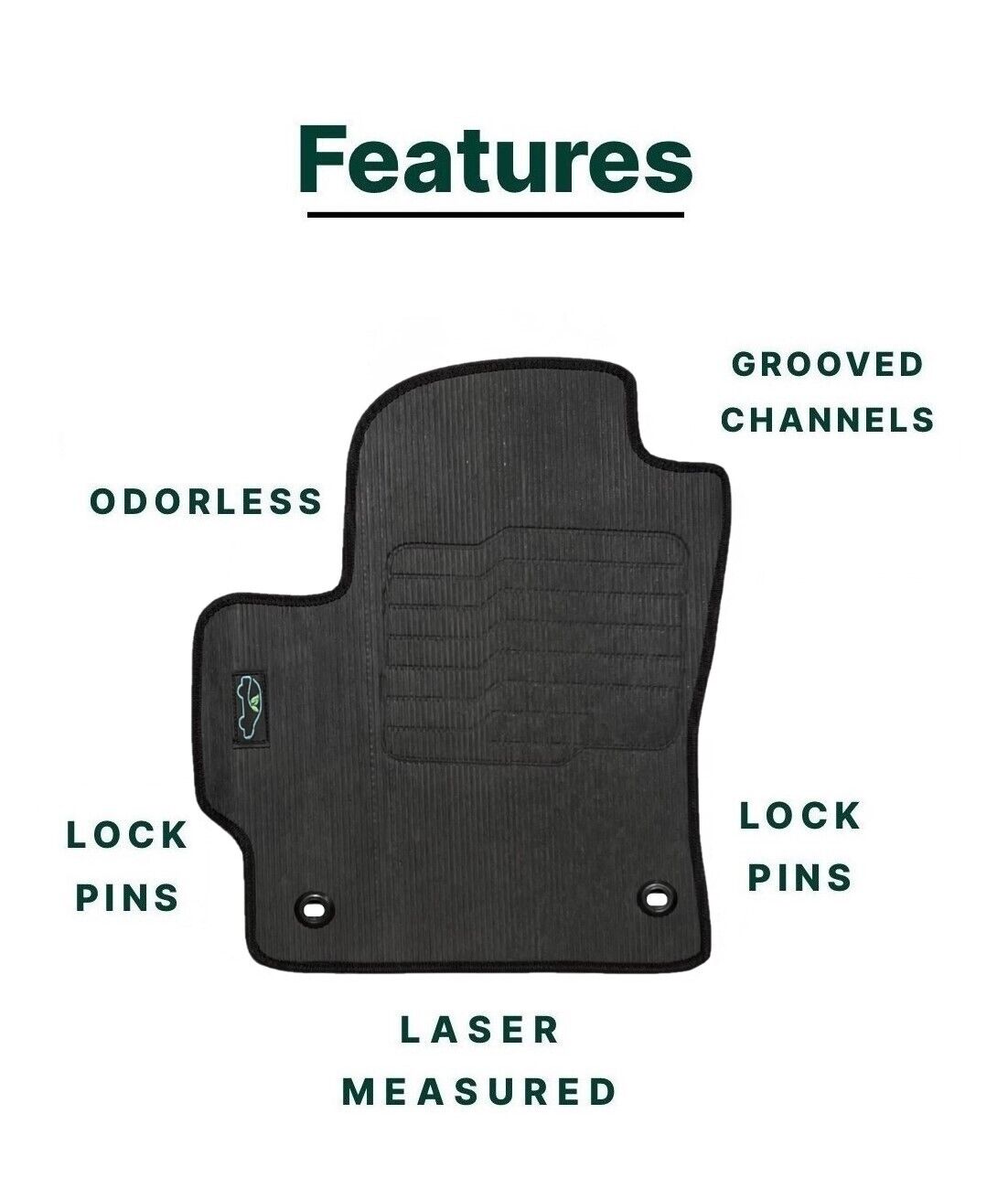 All Weather Floor Mats for 2020 to 2025 Toyota Corolla