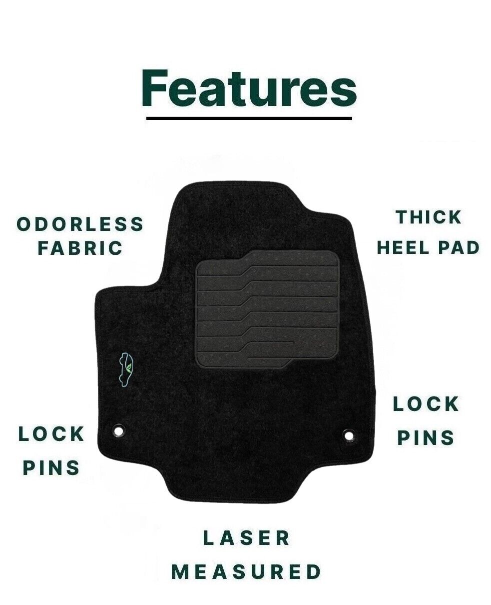 Carpet Floor Mats for 2017 to 2025 Chrysler Pacifica (Not for Hybrid)