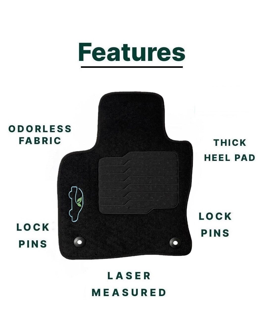 Carpet Floor Mats for 2020 to 2025 Ford Escape