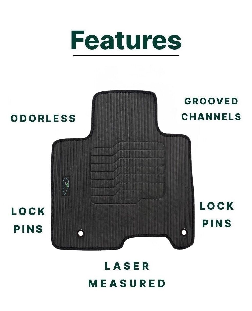 All Weather Floor Mats For 2022 to 2025 Hyundai Santa Cruz