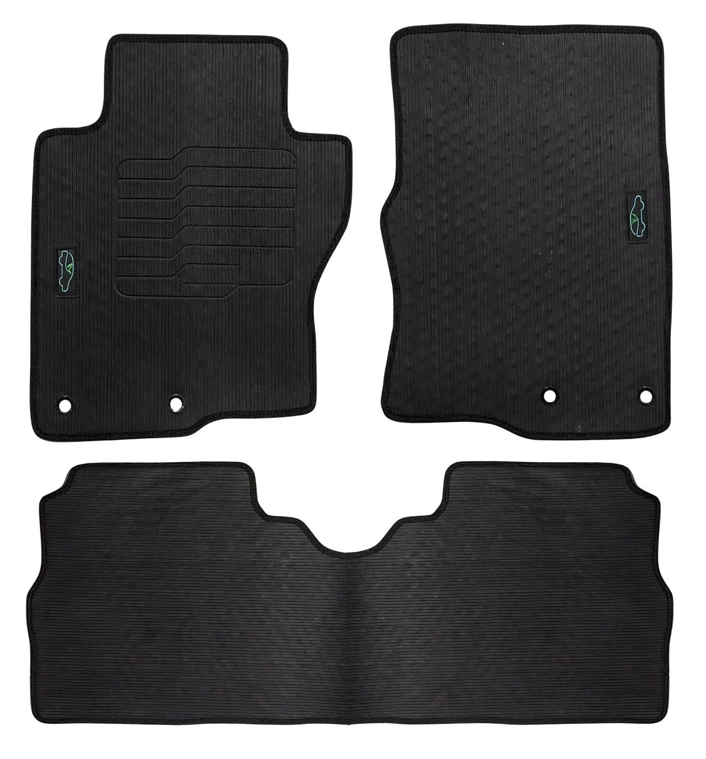 All Weather Floor Mats for 2022 to 2025 Nissan Frontier Crew Cab