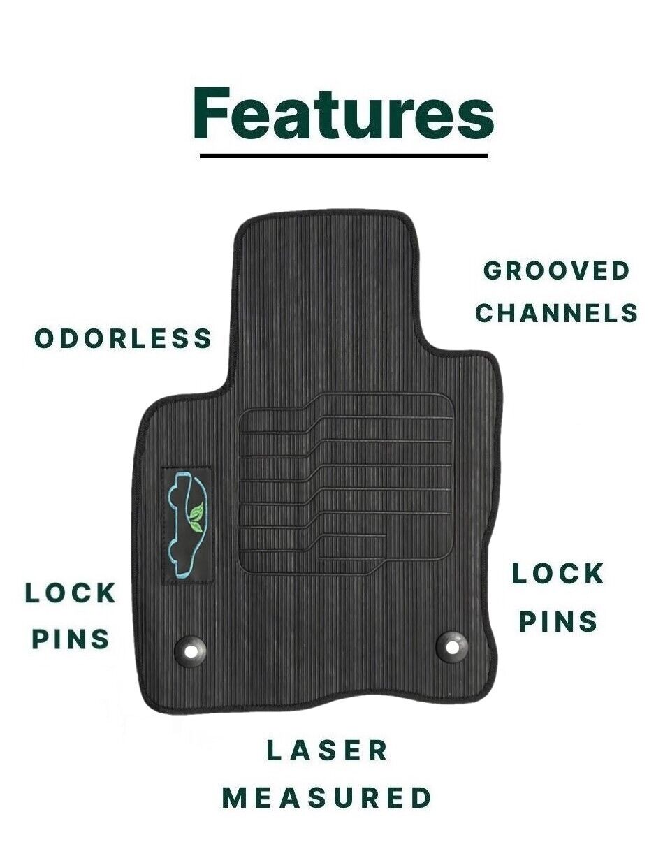 Floor Mats for 2021 to 2025 Ford Bronco Sport / 2022 to 2025 Ford Maverick All Weather