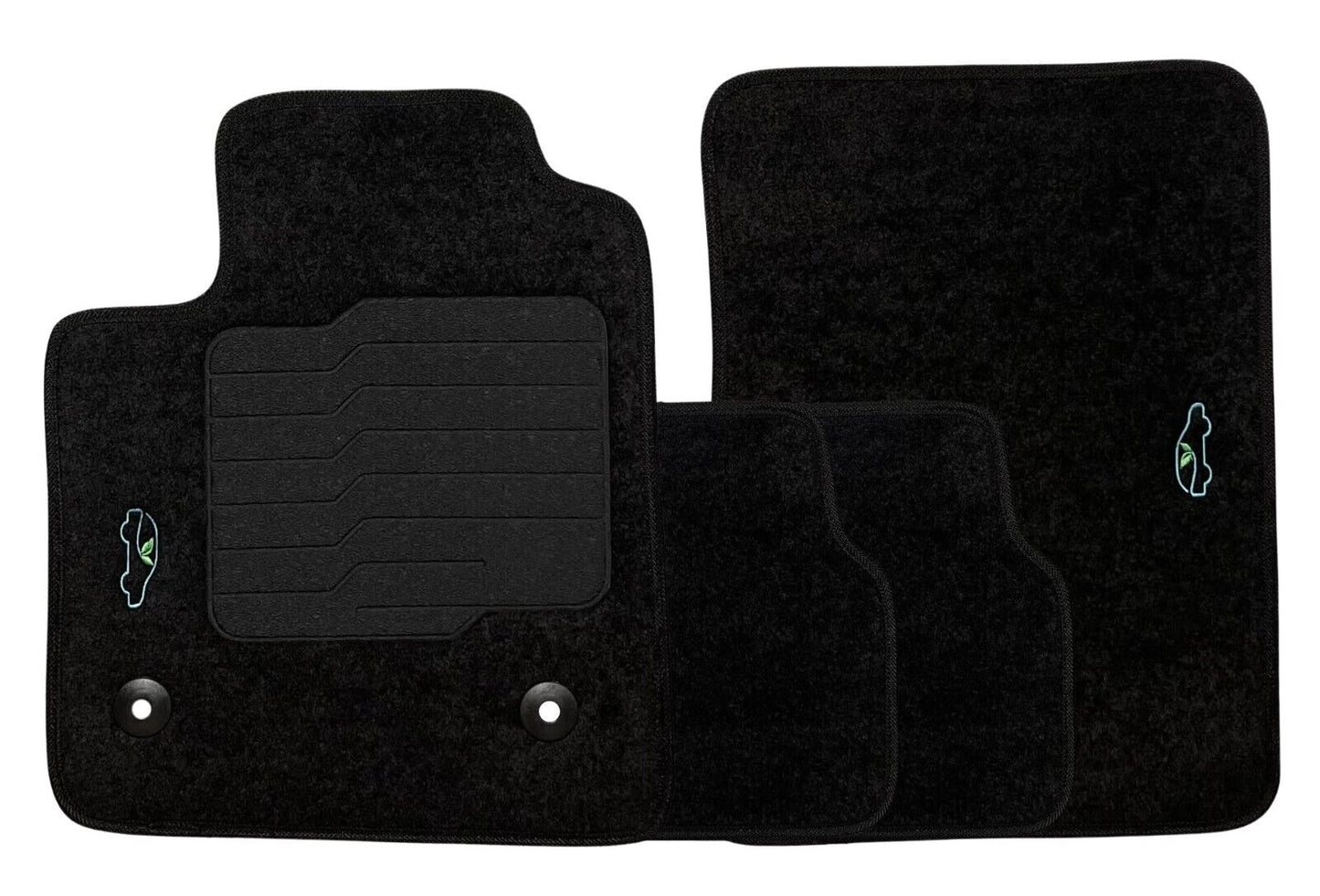 Carpet Floor Mats for 2023 2024 2025 Chevrolet Colorado / GMC Canyon Crew Cab