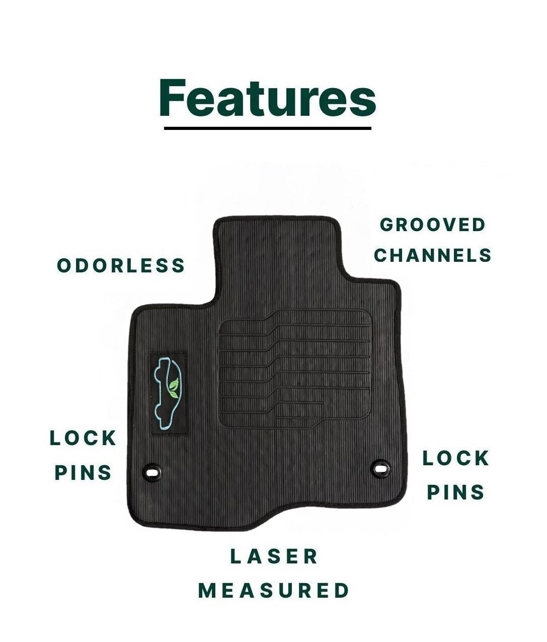 Floor Mats All-Weather for 2023 2024 2025 Honda CR-V