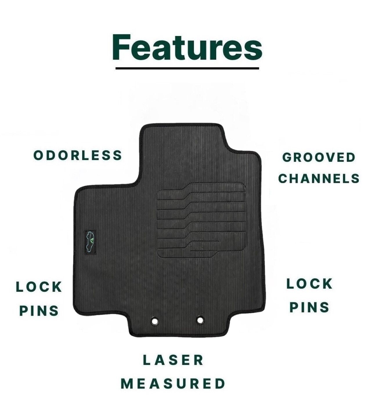 All Weather Floor Mats for 2022 to 2025 Nissan Pathfinder 8 Seat / Infiniti QX60
