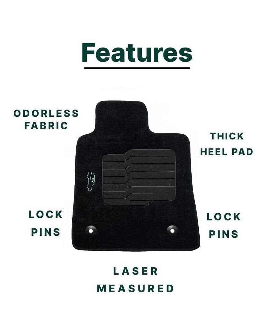 Carpet Floor Mats For 2016 to 2025 Chevrolet Camaro