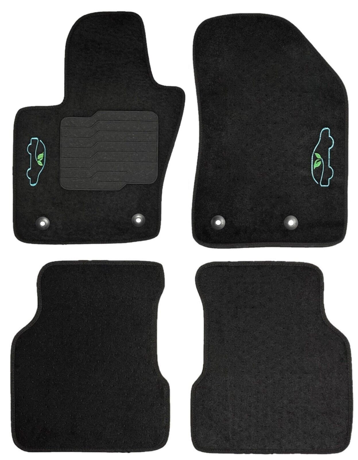 Carpet Floor Mats for 2017 to 2025 Jeep Compass