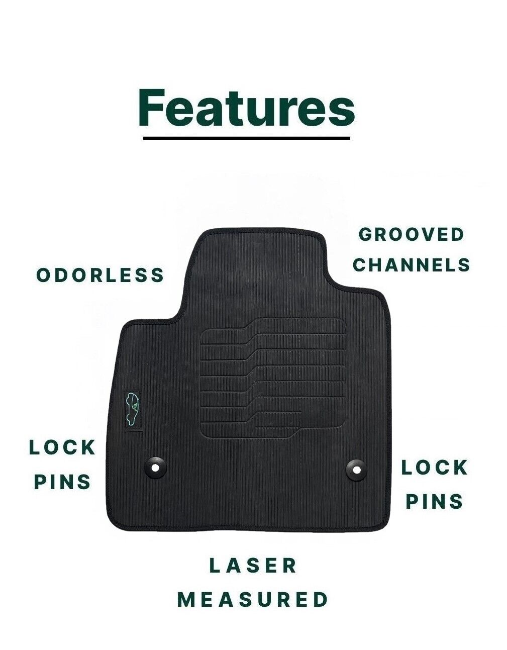 All Weather Floor Mats For 2019 to 2025 Chevrolet Blazer