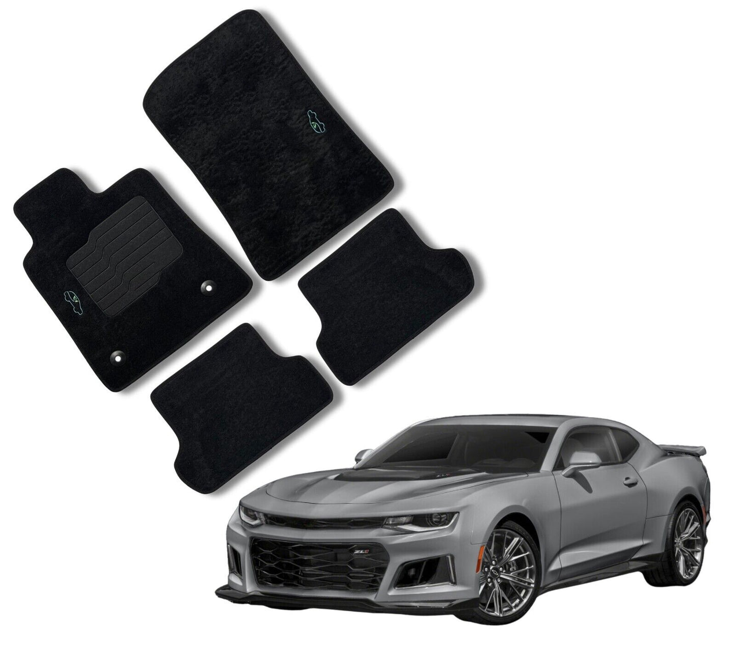 Carpet Floor Mats For 2016 to 2025 Chevrolet Camaro