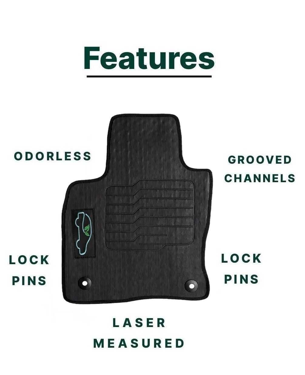 Floor Mats for 2020 to 2025 Ford Escape All-Weather