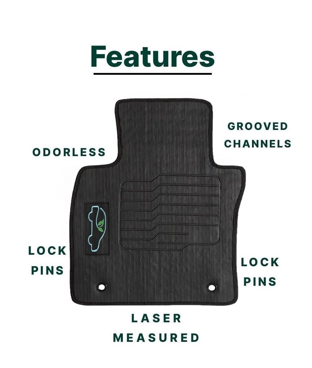 Floor Mats All Weather for 2019 to 2025 Mazda CX-30 and Mazda 3 Hatch and Sedan