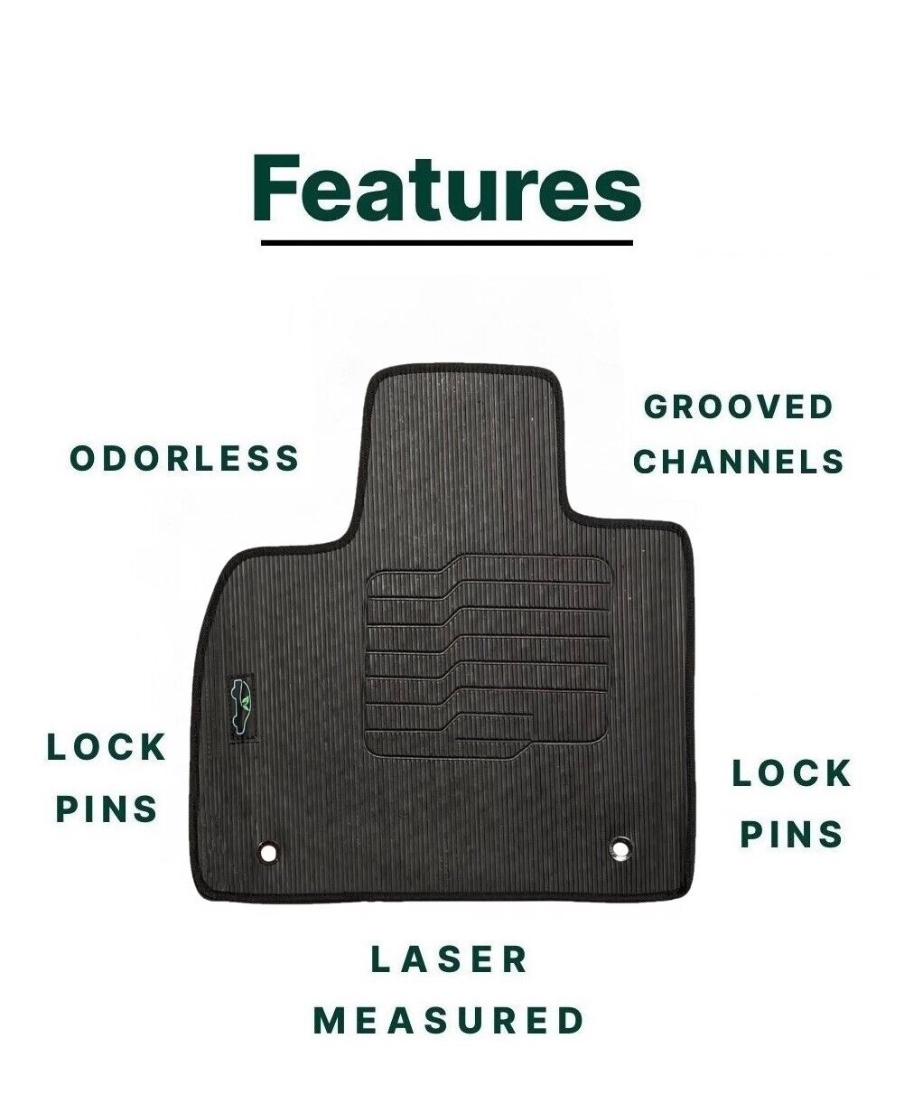 Floor Mats All-Weather for 2020 to 2025 Hyundai Palisade