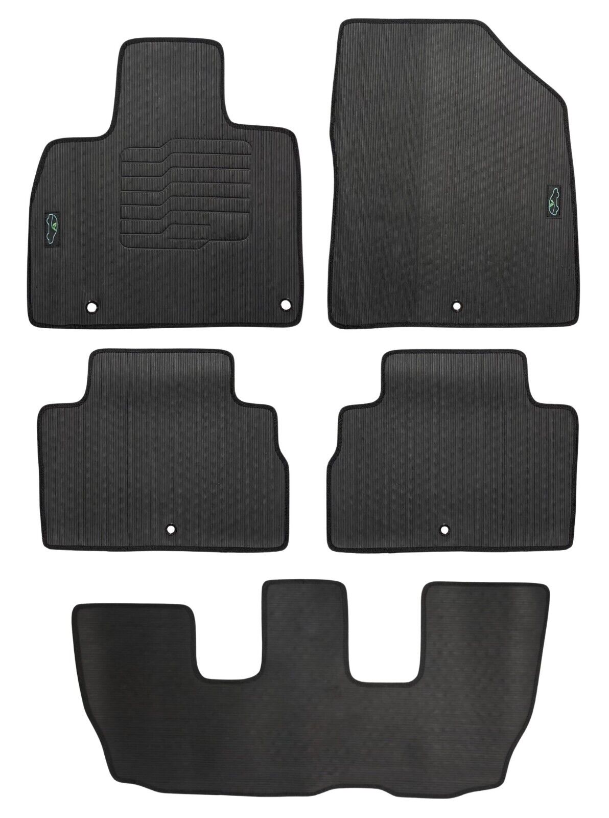 All Weather Floor Mats for 2020 to 2025 Kia Telluride Front, Rear and 3rd Row