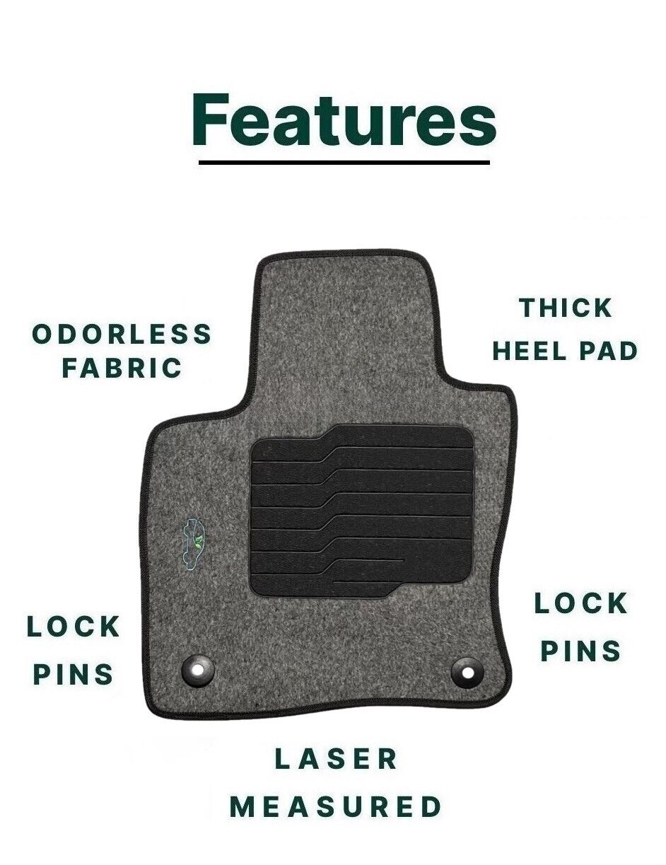 Carpet Floor Mats For 2020 to 2025 Ford Escape - Gray