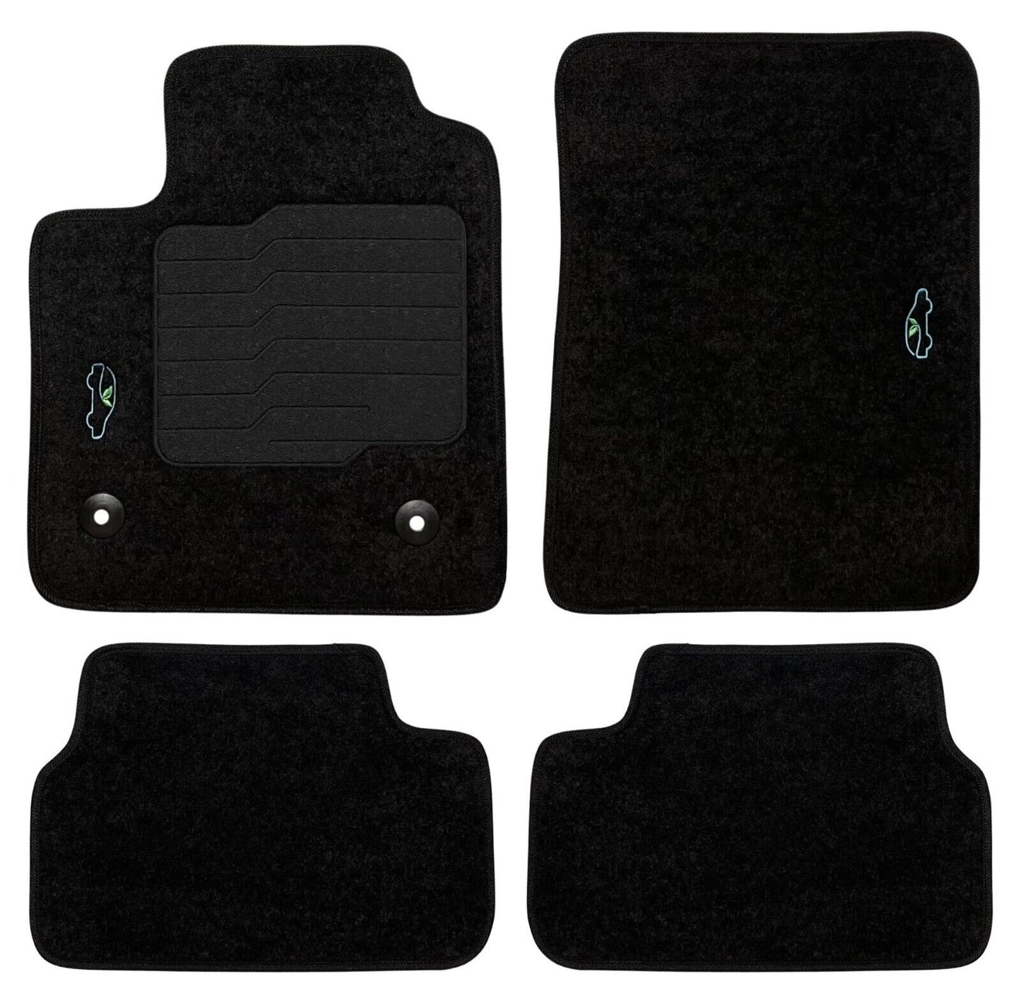 Carpet Floor Mats for 2023 2024 2025 Chevrolet Colorado / GMC Canyon Crew Cab