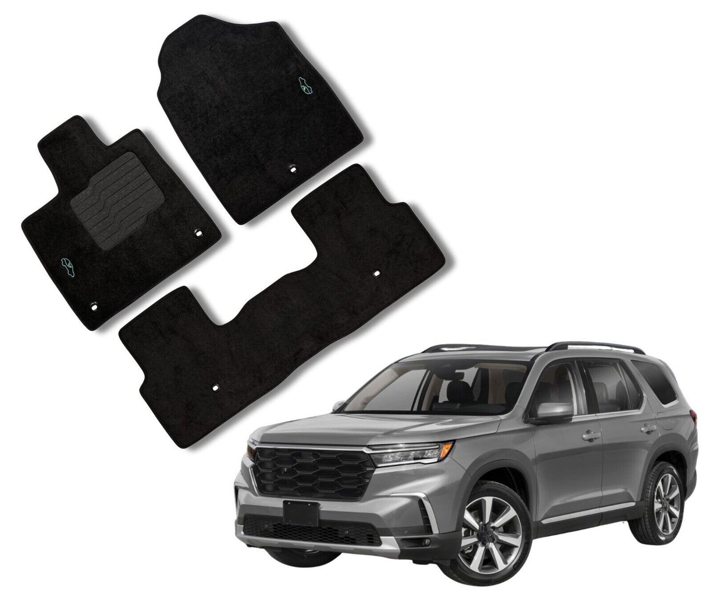 Carpet Floor Mats For 2023 2024 2025 Honda Pilot