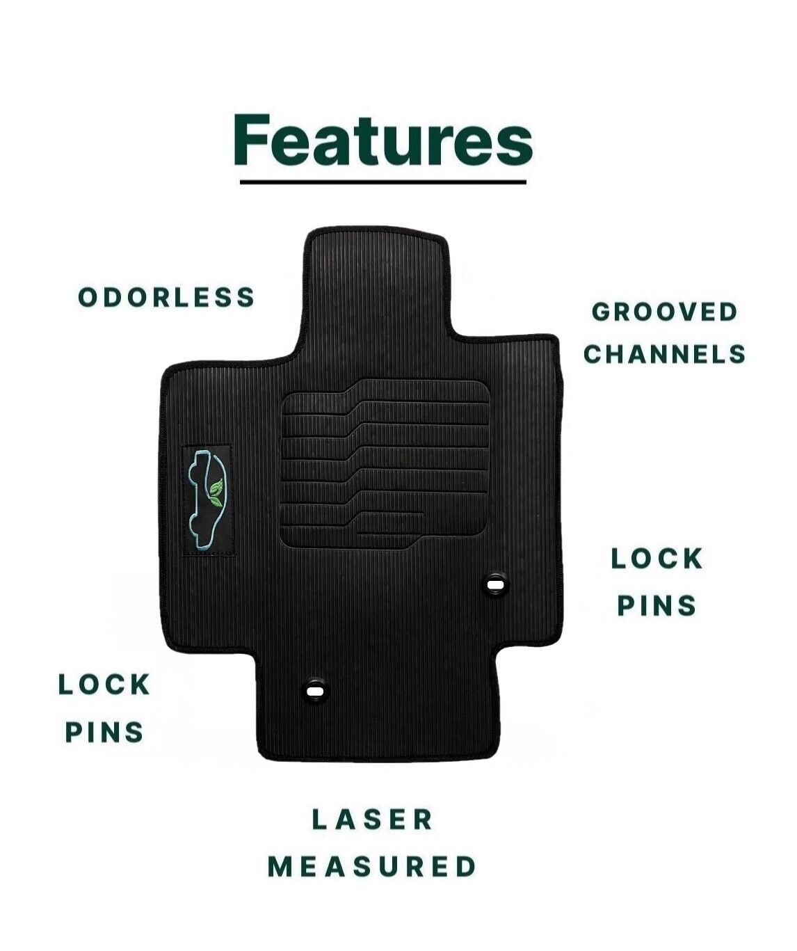 All Weather Floor Mats for 2020 to 2025 Toyota Highlander