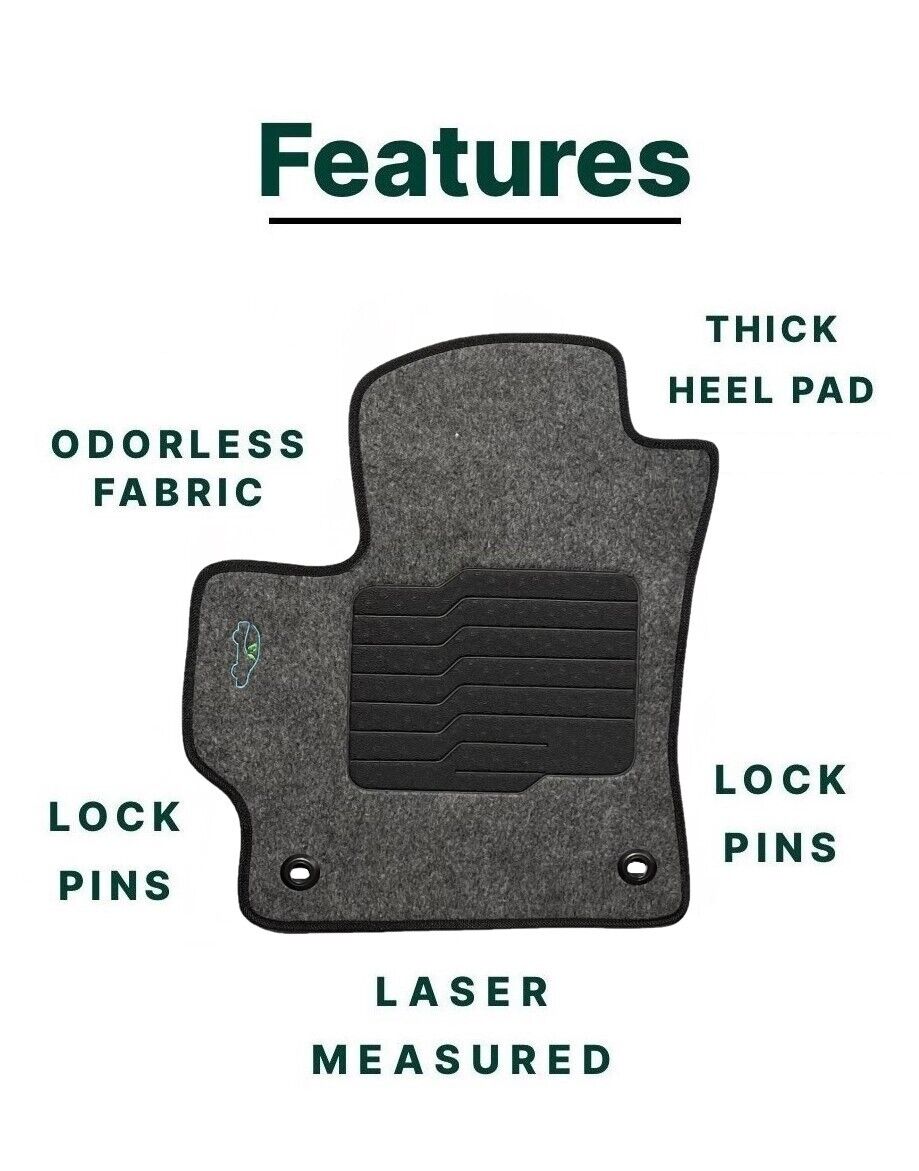 Carpet Floor Mats For 2020 to 2025 Toyota Corolla - Gray