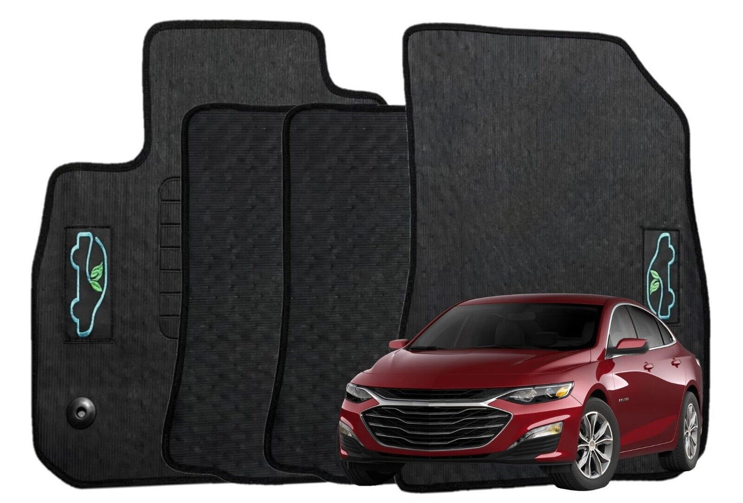 All-Weather Floor Mats For 2016 to 2025 Chevrolet Malibu