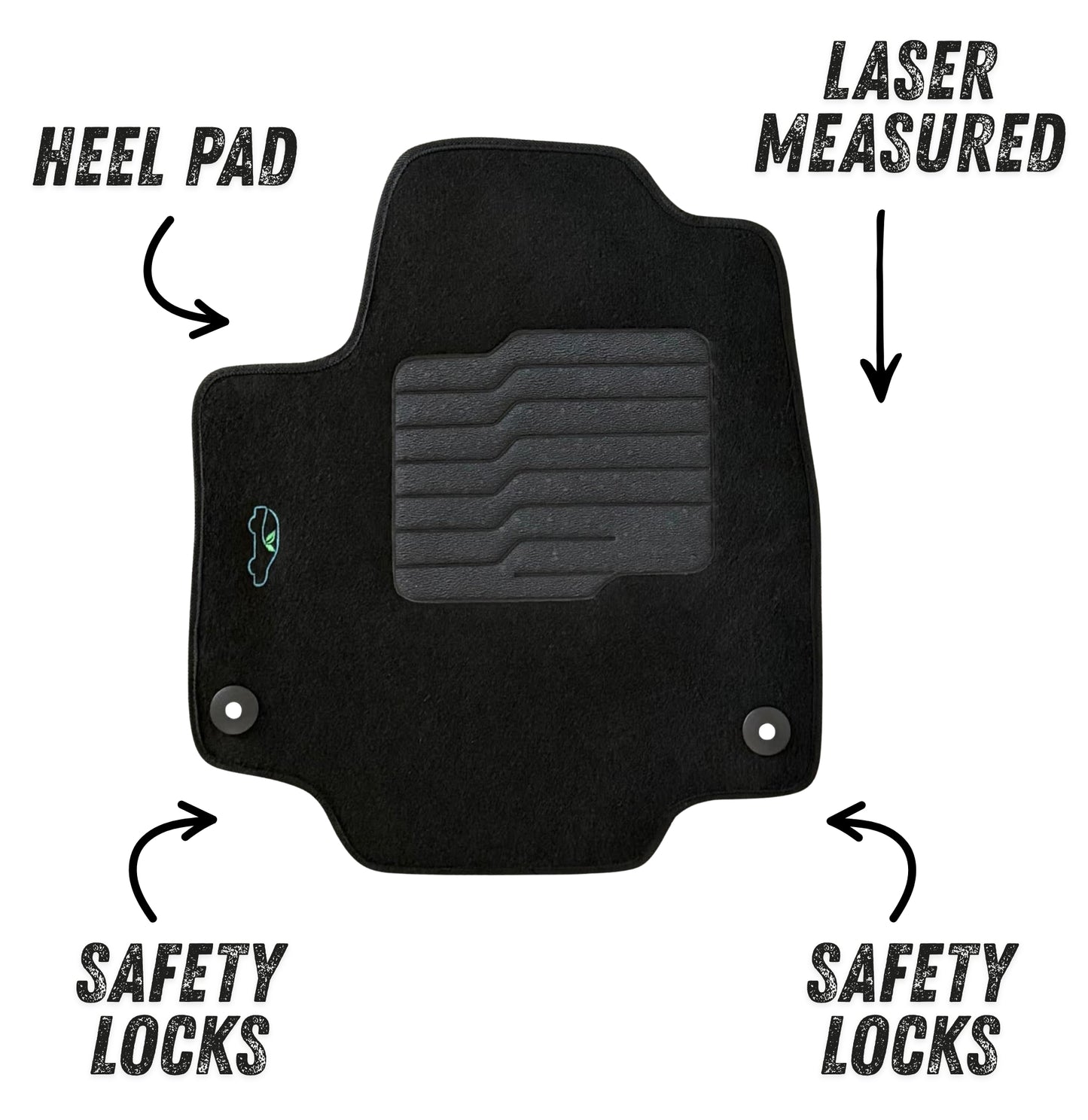 Carpet Floor Mats for 2017 to 2025 Pacifica Hybrid (Not for Gas Models)