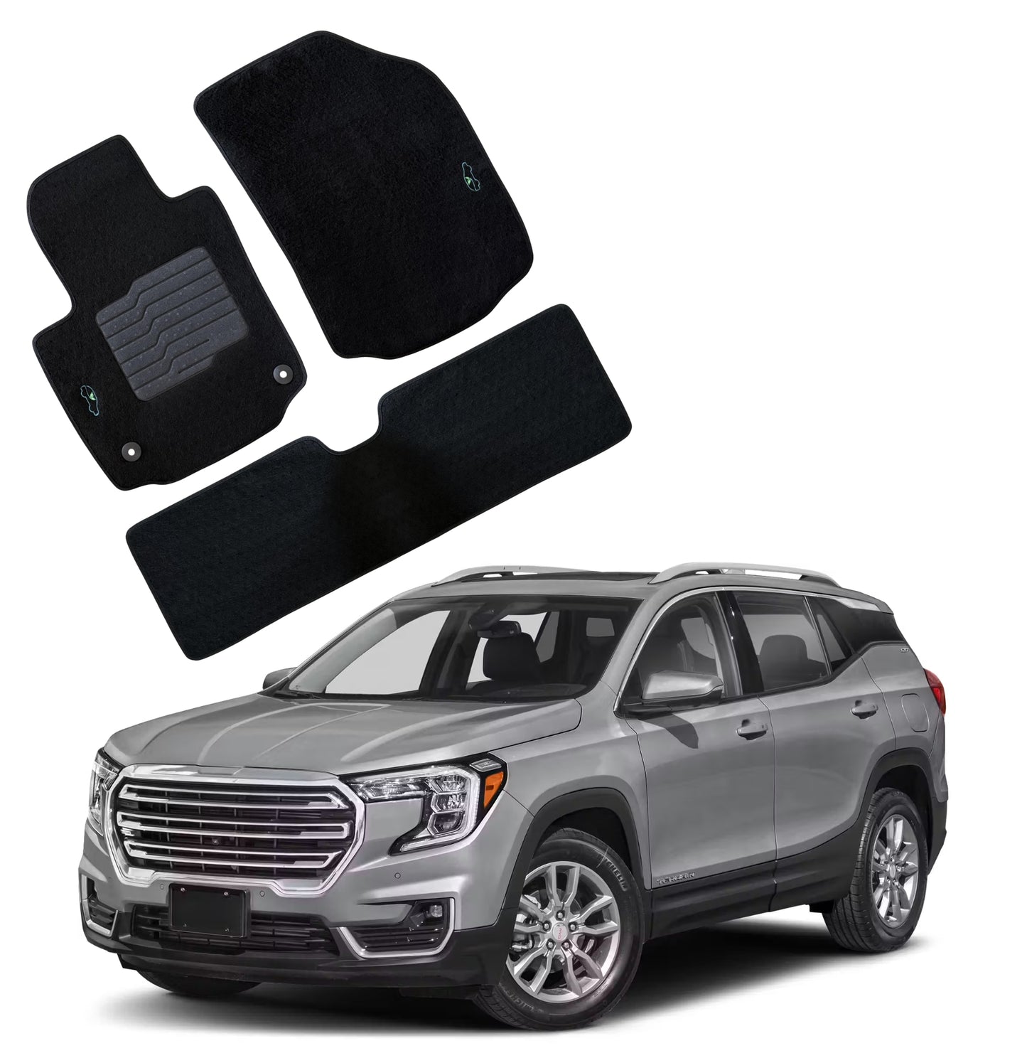 Carpet Floor Mats for 2018 to 2024 Chevrolet Equinox / GMC Terrain