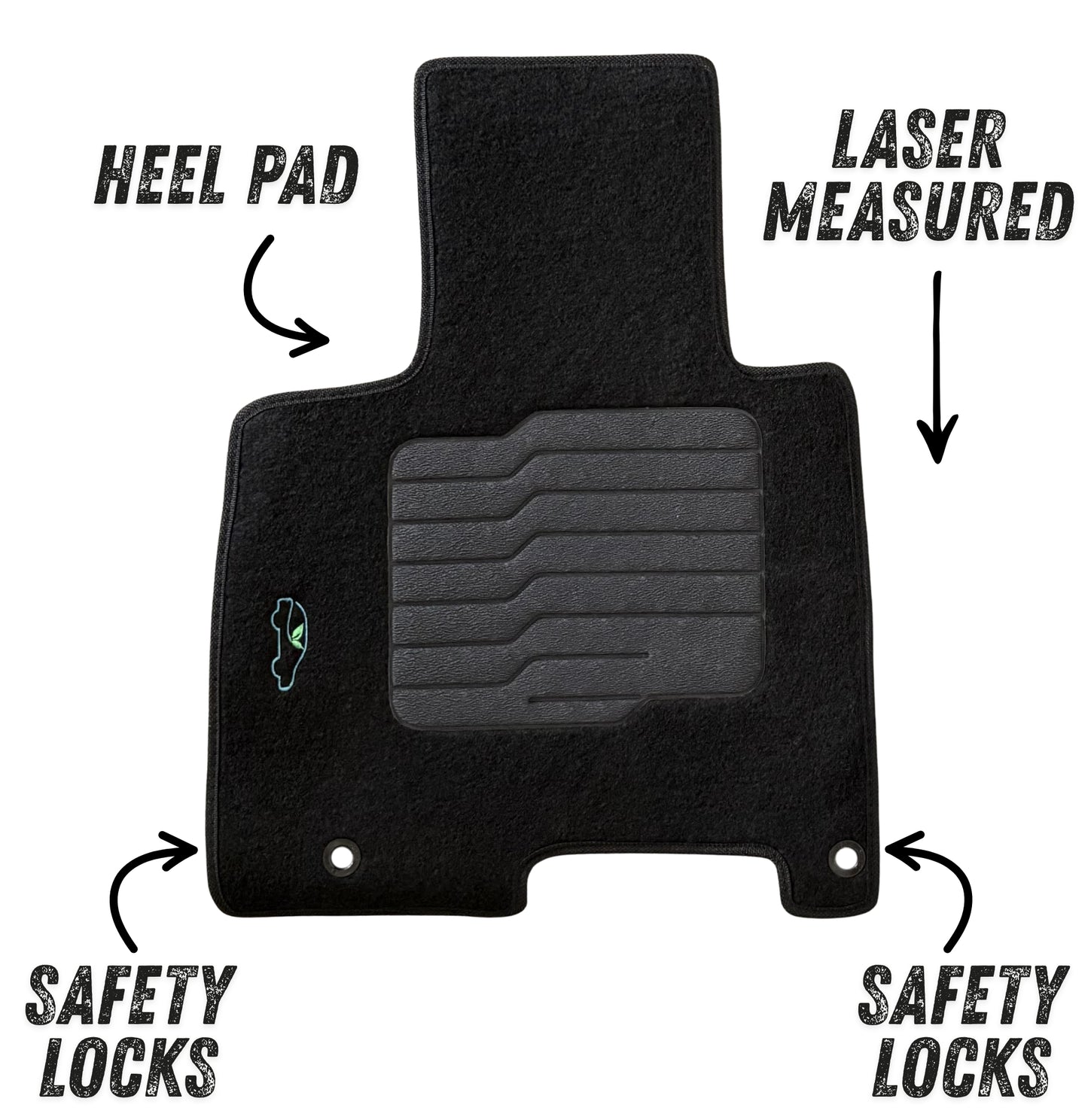 Carpet Floor Mats for 2022 to 2025 Hyundai Tucson, Front and Rear